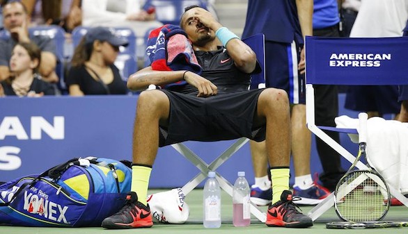 Las siestas de Kyrgios y los doce abandonos marcan el US Open | Vídeo