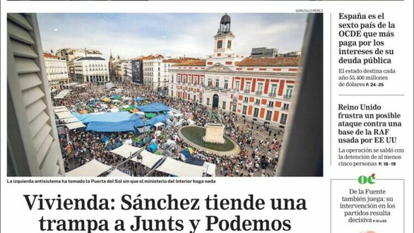 Las portadas de los periódicos de este lunes, 28 de septiembre