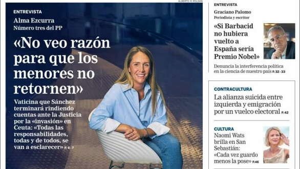 Las portadas de los periódicos de este domingo, 20 de septiembre