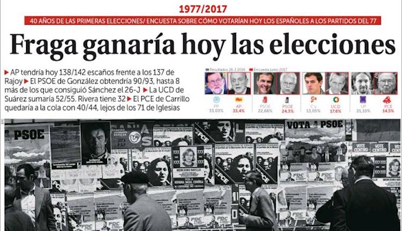 Fraga gana las elecciones 40 años después