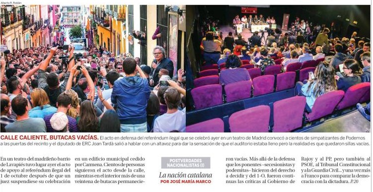 Cataluña y la política 