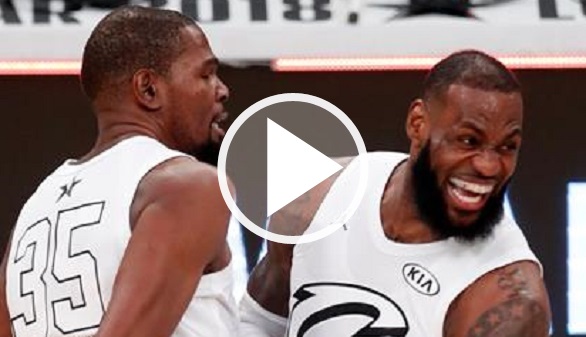 All Star NBA. LeBron gana al Team Curry y resplandece y para cerrar la fiesta | 148-145