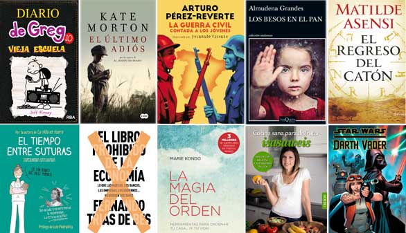 Lo nuevo de Pérez-Reverte y Almudena Grandes, entre los libros más vendidos
