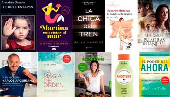 Los libros más vendidos en enero: Los besos en el pan , Palmeras en la nieve ...