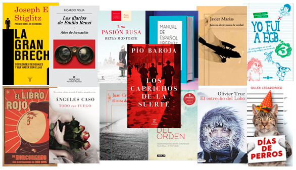 Las novedades de libros de este otoño: Baroja, Marías, Carrère o Piglia