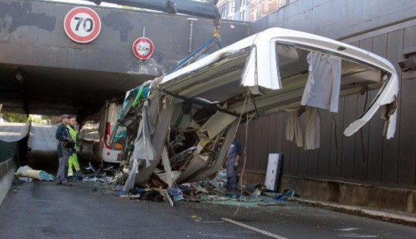 La vida de los heridos en el accidente de autobús en Lille no corre peligro
