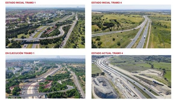 Abre al tráfico el primer tramo finalizado de las obras de ampliación de la M-607