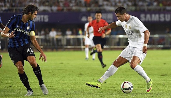 Convincente triunfo en China del Real Madrid por 3-0 ante el Inter de Milán
