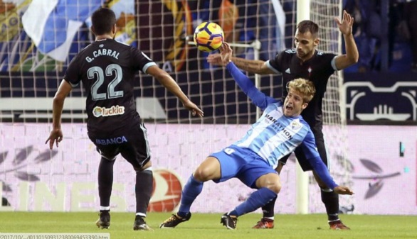 El Málaga saca tajada y oxígeno de la visita del Celta | 2-1
