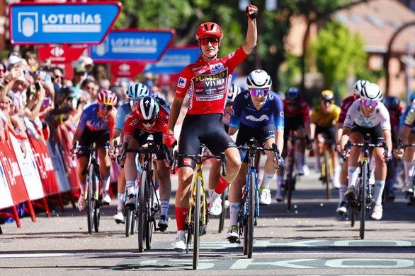 Vuelta a España. Vos se afianza como líder gracias a su segundo triunfo de etapa