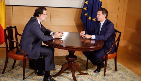 Segundo intento de Rajoy y Rivera para desbloquear la situación