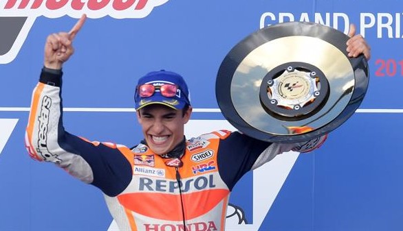 Márquez da en Australia un paso de gigante hacia su cuarto título en MotoGP