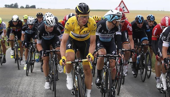 Tour de Francia: Stybar gana en plena caída del líder, Nibali y Quintana
