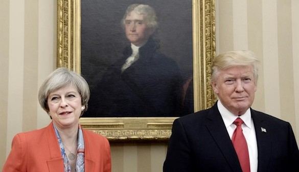 Donald Trump y Theresa May afianzan su 