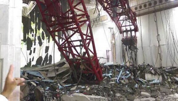 Más de 100 muertos al caer una grúa en la mezquita de La Meca