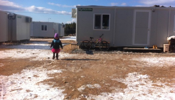 Los niños refugiados, principales víctimas de la ola de frío en Europa