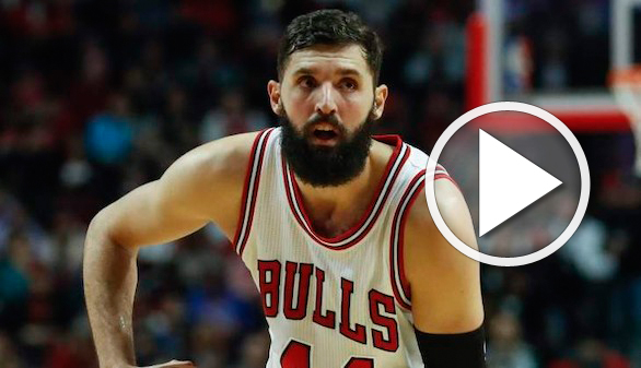 NBA. Un compañero de los Bulls le parte la cara a Mirotic de un puñetazo