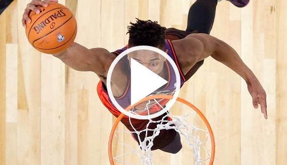 All Star NBA. Mitchell y un histórico Booker, nuevos reyes del mate y del triple