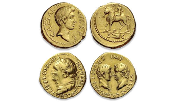 Recuperadas tres monedas del Imperio Romano valoradas en 200.000 euros