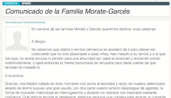 La familia de Sergio: 