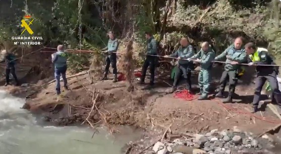 Hallado el cadáver del motorista arrastrado por el río Genal