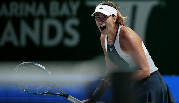 Muguruza y Suárez, a la final de dobles del Masters de Singapur