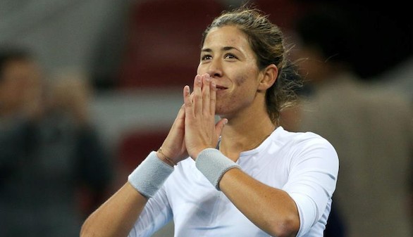 Muguruza alcanza la final del Abierto de China tras vencer a Radwanska