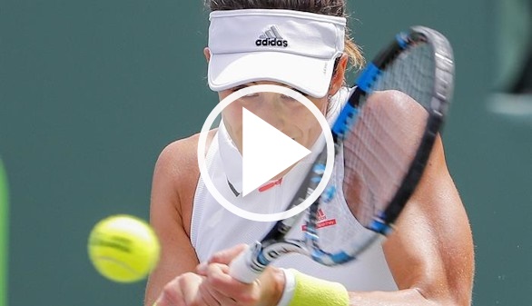 Abierto de Miami. La clase de Muguruza desborda a Zhang on otra remontada | 4-6/6-2/6-2