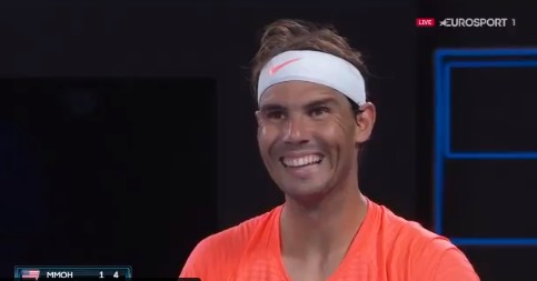 Abierto de Australia. Nadal avanza con un práctico saque y tras recibir una 