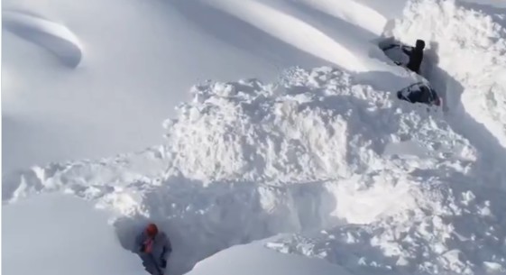 Así ha quedado una ciudad en Kamchatka tras una nevada histórica