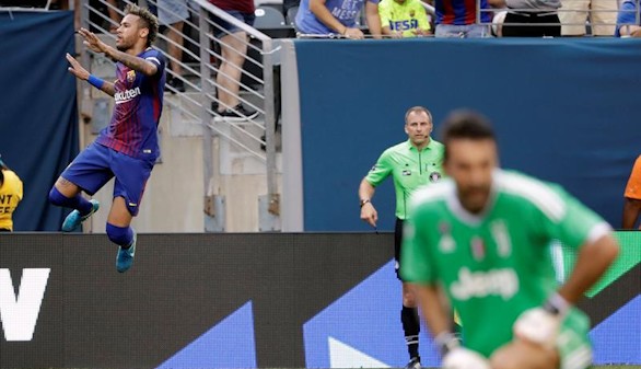 Un doblete de Neymar da el triunfo al Barcelona frente a la Juventus |1-2