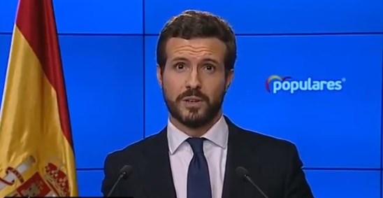 Casado, a Sánchez: 