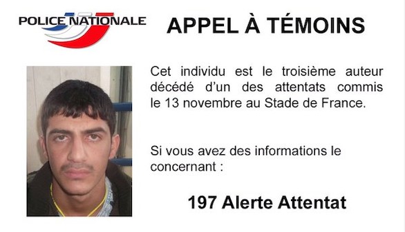 Francia difunde la foto del tercer suicida del estadio en busca de pistas