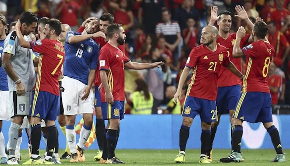 El partido entre España e Italia fue visto por 5.643.000 espectadores