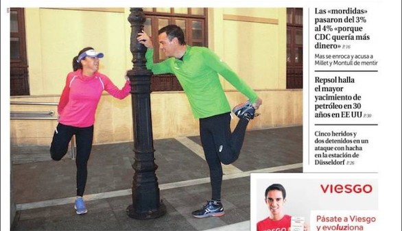 Sánchez en mallas