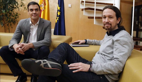 Sánchez e Iglesias acuerdan hablar hoy por teléfono
