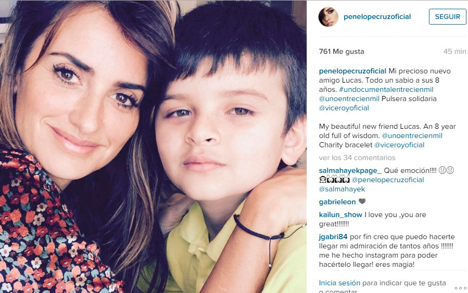 Penélope Cruz estrena cuenta en Instagram