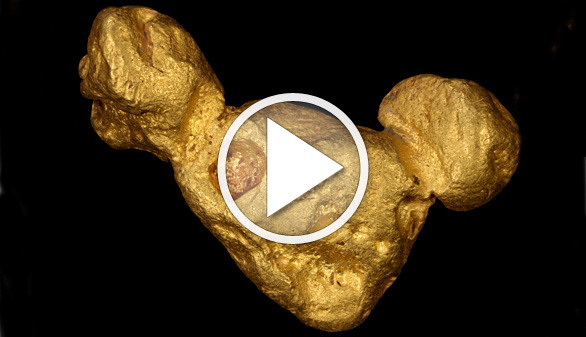 La mayor exposición dedicada al oro natural hallado en España