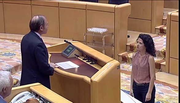 Podemos se estrena en el Senado con un veto a la reforma del aborto
