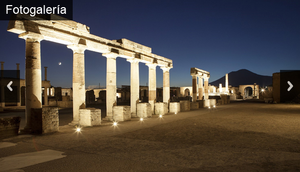 Pompeya estrena visitas nocturnas con nueva iluminación LED
