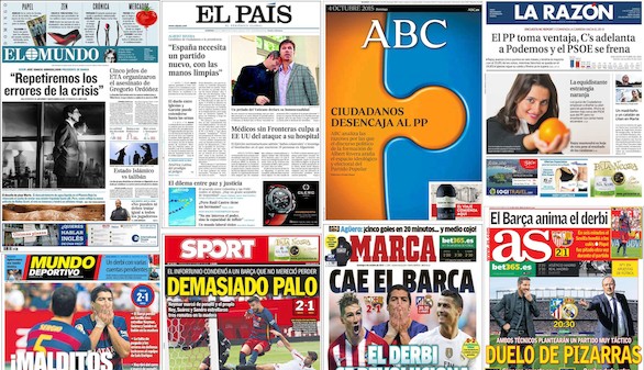 Ciudadanos sube en las encuestas y Podemos se desinfla