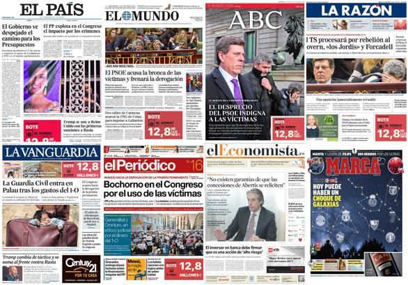 Bochorno por lo ocurrido en el Parlamento