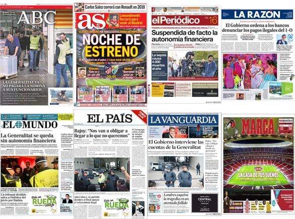Montoro actúa, Rajoy advierte