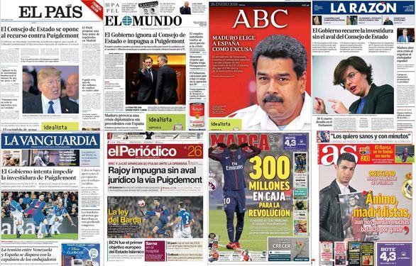Editoriales en apoyo al Gobierno y también a favor del Consejo de Estado