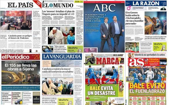 Los 'mossos' explican el 1-O