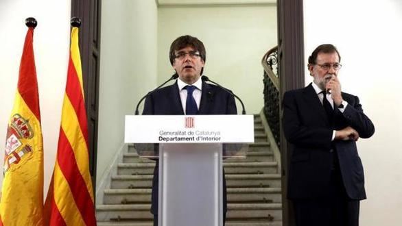 Puigdemont acusa a Rajoy de 