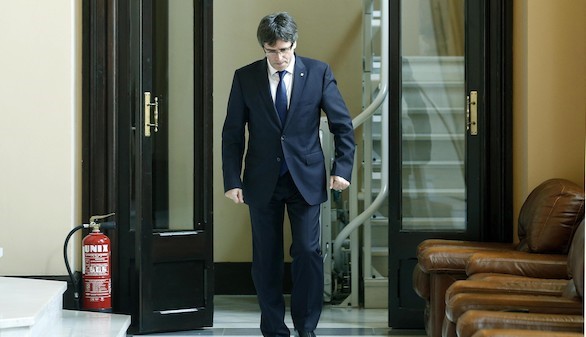 Puigdemont se someterá a una cuestión de confianza tras el veto de la CUP