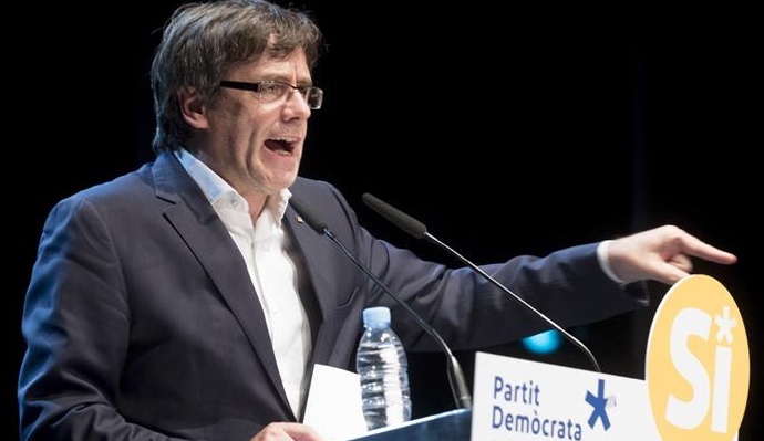Puigdemont dice que Cataluña es un 