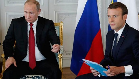 Putin y Macron reafirman su compromiso con el pacto nuclear con Irán
