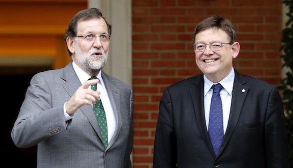 Rajoy suma los apoyos de Puig, Revilla y Cifuentes en favor de la unidad de España